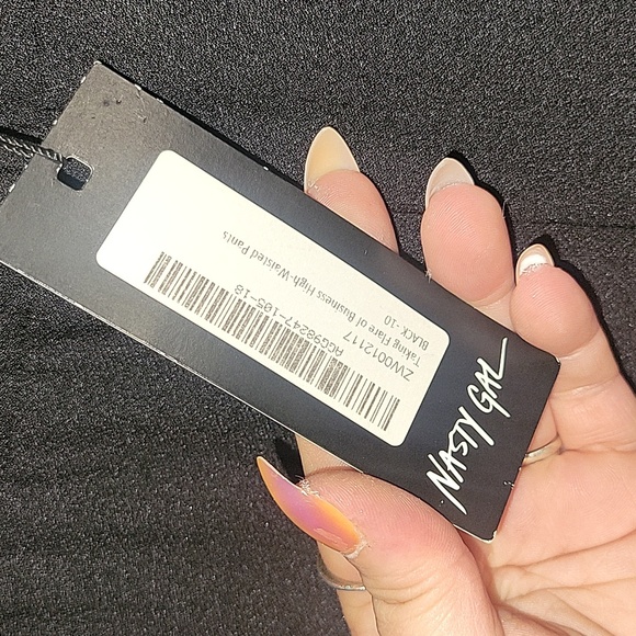 Nasty Gal Black High Waisted Bell Bottoms - Picture 5 of 13